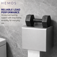 HEMOS BATHROOM FITTING SUS 304 TOILET PAPER HOLDER (SQUARE) HM-89957-MS
