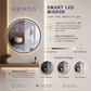 HEMOS BATHROOM MIRROR 600/800/1000MM ALUMINIUM LED ROUND MIRROR HM-YKB06,08,10