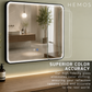 HEMOS BATHROOM MIRROR 800/1000/1200MM ALUMINIUM LED SQUARE MIRROR HM-YKC8060,10075,12075