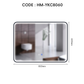 HEMOS BATHROOM MIRROR 800/1000/1200MM ALUMINIUM LED SQUARE MIRROR HM-YKC8060,10075,12075