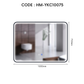 HEMOS BATHROOM MIRROR 800/1000/1200MM ALUMINIUM LED SQUARE MIRROR HM-YKC8060,10075,12075