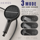 HEMOS BATHROOM FAUCET 3 MODE ALUMINIUM EXPOSED MATT GREY SHOWER SETS HM-26806-MG