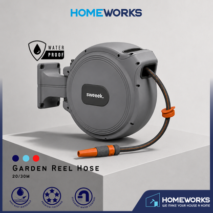 SWEEK 20/30M AUTOMATIC RECTRACTABLE HOSE REEL SK-20M,30M
