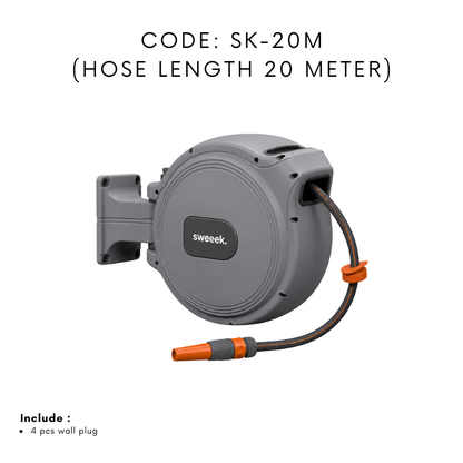 SWEEK 20/30M AUTOMATIC RECTRACTABLE HOSE REEL SK-20M,30M