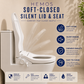 HEMOS HEAVY DUTY D & V SHAPE PLUG-IN INTELLIGENT SEAT COVER FOR WC SOFT CLOSE SMART BIDET SEAT HM-0224