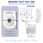 HEMOS HEAVY DUTY D & V SHAPE PLUG-IN INTELLIGENT SEAT COVER FOR WC SOFT CLOSE SMART BIDET SEAT HM-0224