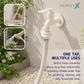 HEMOS BATHROOM BRASS BIB TAP ACCESSORIES WATER TAP FITTING CREAM WHITE HM-9115-CW