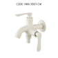 HEMOS BATHROOM BRASS BIB TAP ACCESSORIES WATER TAP FITTING CREAM WHITE HM-9115-CW