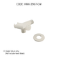 HEMOS BATHROOM BRASS BIB TAP ACCESSORIES WATER TAP FITTING CREAM WHITE HM-9115-CW