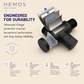 HEMOS PARTS SUS304 ANGLE VALVE WITH HOLDER HM-0238-MB,MG