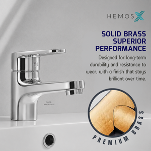 HEMOS BATHROOM FAUCET BRASS PILLAR BASIN COLD TAP HM-18025,18026,18027-C