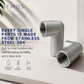 HEMOS SUS304 PIPE FITTING ADAPTOR FEMALE 1/2'' LONG ELBOW FT000123