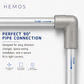 HEMOS SUS304 PIPE FITTING ADAPTOR FEMALE 1/2'' LONG ELBOW FT000123