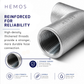 HEMOS SUS304 PIPE FITTING ADAPTOR FEMALE 1/2'' LONG ELBOW FT000123
