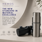 HEMOS SLIDING BAR HOLDER PUSH BUTTON ADJUSTABLE SHOWER RAIL HOLDER BATHROOM HAND SHOWER BRACKET HM-0101