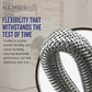 HEMOS HIGH PRESSURE STAINLESS STEEL INLET FLEXIBLE HOSE PIPE