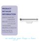HEMOS HIGH PRESSURE STAINLESS STEEL INLET FLEXIBLE HOSE PIPE