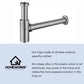 HEMOS BATHROOM FAUCET 32MM 1 1/4'' 304 STAINLESS STEEL BASIN BOTTLE GULLY TRAP HM-0037