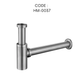 HEMOS BATHROOM FAUCET 32MM 1 1/4'' 304 STAINLESS STEEL BASIN BOTTLE GULLY TRAP HM-0037