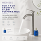 HEMOS BATHROOM FAUCET STAINLESS STEEL SUS 304 PILLAR BASIN COLD TAP KEPALA PAIP AIR BILIK MANDI