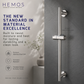 HEMOS BATHROOM FITTING SUS 304 SHOWER ADJUSTABLE BAR GELONGSOR PANCURAN (ROUND/SQUARE) HM-0052,0053