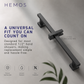 HEMOS BATHROOM FITTING SUS 304 SHOWER ADJUSTABLE BAR GELONGSOR PANCURAN (ROUND/SQUARE) HM-0052,0053
