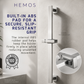 HEMOS BATHROOM FITTING SUS 304 SHOWER ADJUSTABLE BAR GELONGSOR PANCURAN (ROUND/SQUARE) HM-0052,0053
