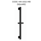 HEMOS BATHROOM FITTING SUS 304 SHOWER ADJUSTABLE BAR GELONGSOR PANCURAN (ROUND/SQUARE) HM-0052,0053