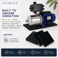 HEMOS WATER PRESSURE CONTROL 15X150X200MM ANTI-VIBRATION & NOISE RUBBER MAT MAT GETAH ANTI-VIBRASI