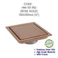 HEMOS BATHROOM FITTINGS SUS 304 TILES INSERT LONG DRAIN FLOOR TRAP GRATING INDOOR OUTDOOR HM-101