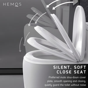 HEMOS HEAVY DUTY O SHAPE PP SOFT CLOSING SEAT COVER ADJUSTABLE HINGES PENUTUP TANDAS DUDUK HM-0113