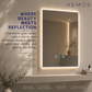 HEMOS 500/700MM ACRYLIC LED SQUARE BATHROOM MIRROR TOUCH CONTROL HM-YKL5070,7090