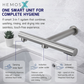 HEMOS SUS 304 INTELLIGENT SENSOR 3 IN 1 BASIN CONTROLLER (SOAP,DRYER,TAP) HM-10103-MS