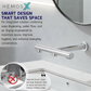 HEMOS SUS 304 INTELLIGENT SENSOR 3 IN 1 BASIN CONTROLLER (SOAP,DRYER,TAP) HM-10103-MS