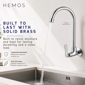 HEMOS BRASS BATHROOM FAUCET BIB TAP WATER TAP FITTING BATHROOM ACCESSORIES 39SERIES HM-3902-C