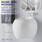 HEMOS BATHROOM CERAMIC WASH BASIN WALL MOUNTED ART BASIN VESSEL SINK PORCELAIN HM-631-W