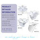 HEMOS BATHROOM CERAMIC WASH BASIN WALL MOUNTED ART BASIN VESSEL SINK PORCELAIN HM-631-W