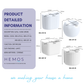 HEMOS BATHROOM CERAMIC WASH BASIN WALL MOUNTED ART BASIN VESSEL SINK PORCELAIN HM-631-W