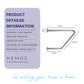 Test HEMOS BATHROOM SUS 304 SAFETY GRIP HANDBAR HANDLE HANDRAIL GRAB BAR PEMEGANG TANDAS HM-88020-MS