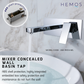 HEMOS BRASS MIXER CONCEALED WALL BASIN TAP HM-19013,19014