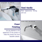 HEMOS BRASS MIXER CONCEALED WALL BASIN TAP HM-19013,19014