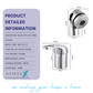 HEMOS SALON SHAMPOO TAP WITH HAND SHOWER HAIR SALON MIXER BASIN BARBER WASHING TAP CHROME HM-19151-C