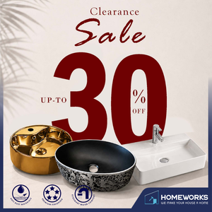 [CLEARANCE SALES] BATHROOM BASIN WASH BASIN CERAMIC SINK WHITE SPOT SCRATCH POROSITY HARGA BORONG