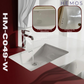 [CLEARANCE SALES] BATHROOM BASIN WASH BASIN CERAMIC SINK WHITE SPOT SCRATCH POROSITY HARGA BORONG