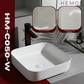 [CLEARANCE SALES] BATHROOM BASIN WASH BASIN CERAMIC SINK WHITE SPOT SCRATCH POROSITY HARGA BORONG