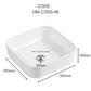 [CLEARANCE SALES] BATHROOM BASIN WASH BASIN CERAMIC SINK WHITE SPOT SCRATCH POROSITY HARGA BORONG