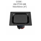 HEMOS SUS304 FLOOR TRAP GRATING SQUARE ROUND MATT BLACK GREY SILVER HM- FT1129, FT1130, FT1131, FT1132