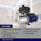 HEMOS 0.5/0.75/1HP ENERGY SAVING AUTOMATIC WATER BOOSTER PUMP BOOSTER AIR
