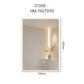 HEMOS 500/700MM ACRYLIC LED SQUARE BATHROOM MIRROR TOUCH CONTROL HM-YKL5070,7090
