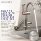 HEMOS KITCHEN FAUCET SUS 304 PILLAR SINK TAP KEPALA PAIP DAPUR HM-18028-MS